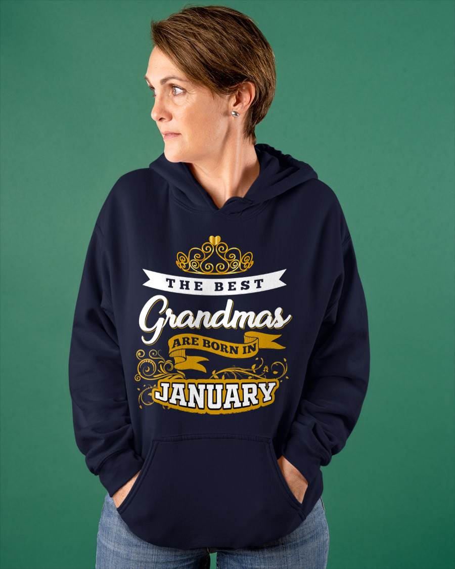 JANUARY GRANDMAS ARE THE BEST - FOR WOMEN - TLEE01 (SKU2605-238-01)