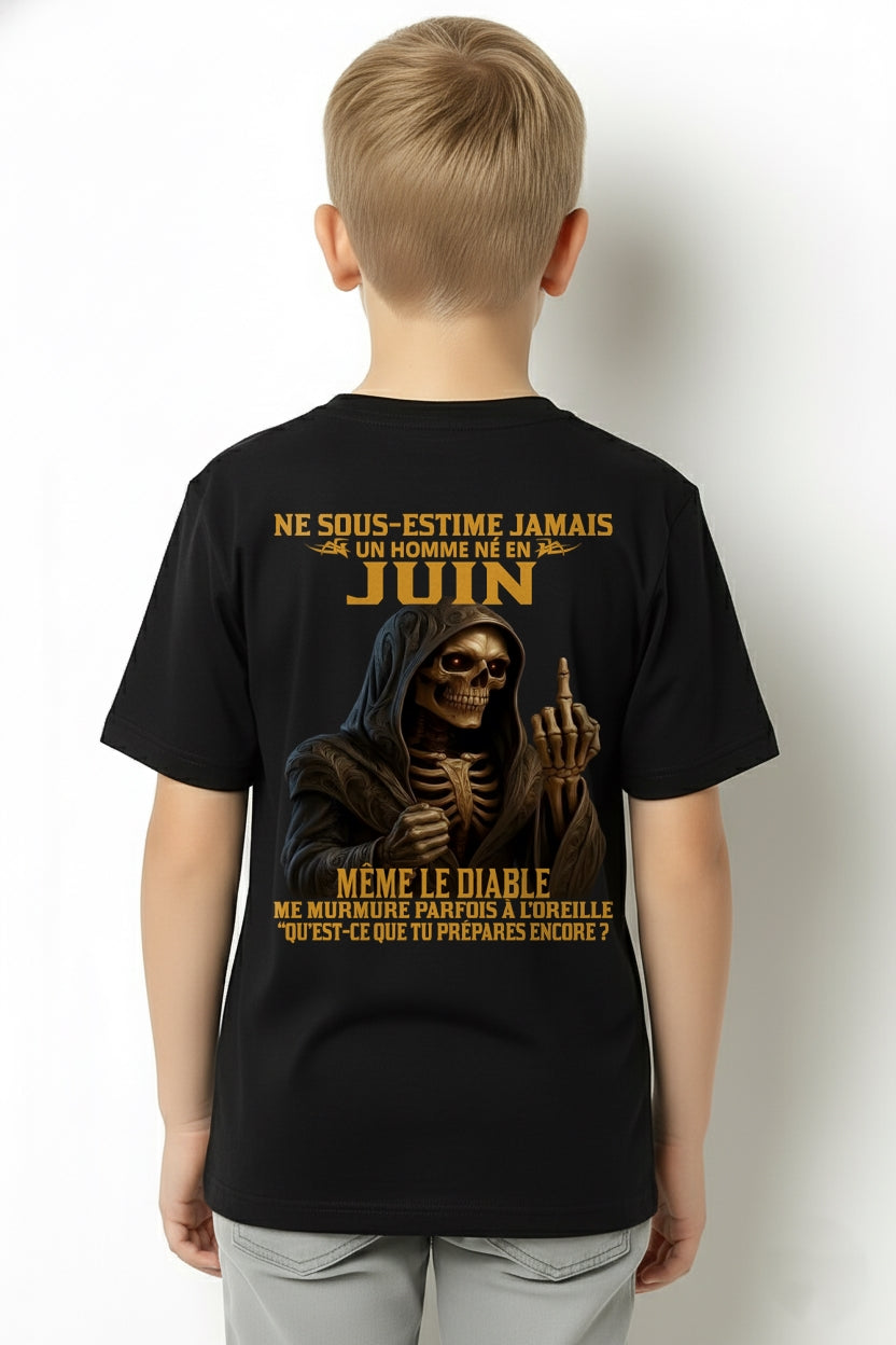 NE SOUS-ESTIME JAMAIS UN HOMME NÉ EN JUIN Fr06 TLEE06 male (SKU12-305-06)