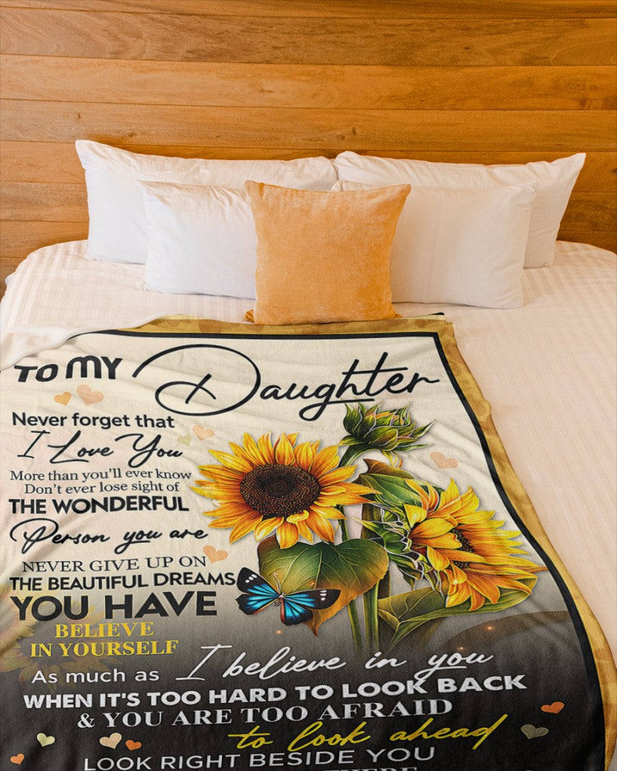 Special Gift For Your Daughter Blanket - From Mom (SKU2604-121)