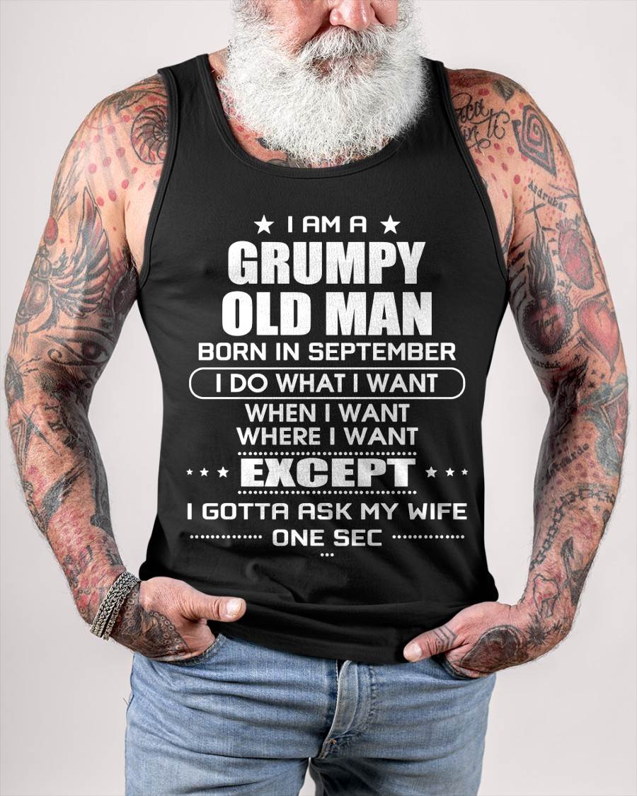SEPTEMBER - MUST-HAVE SHIRT FOR EVERY HUSBAND – FUNNY, BOLD & SO TRUE - TLEE09 ( SKU10-90-09 )