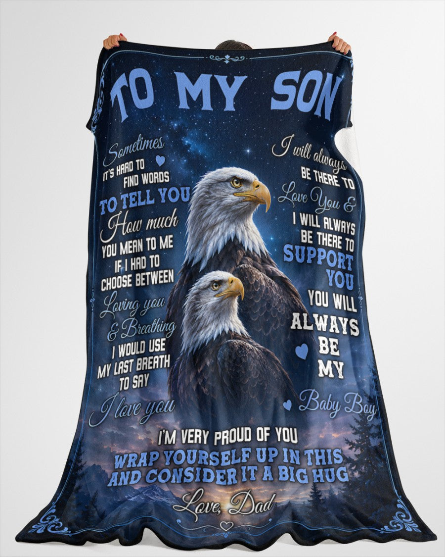 Special Gift For Your Son Blanket - From Dad (SKU2605-80)