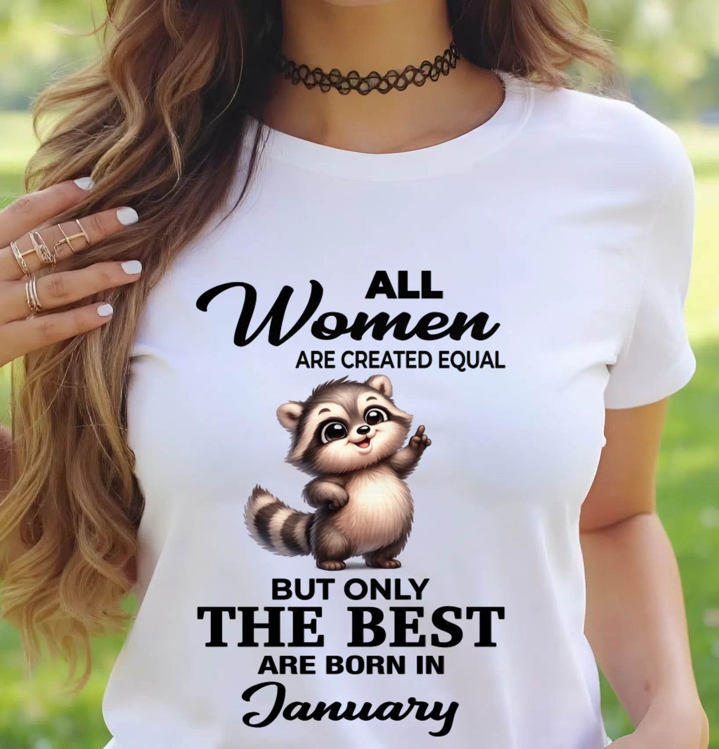 JANUARY BORN WOMEN ARE THE BEST - FOR WOMEN - TLEE01 (SKU2604-78-01)