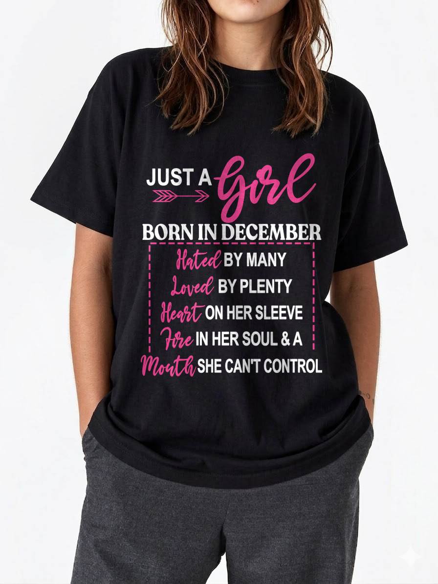 A DECEMBER GIRL – HATED BY MANY, LOVED BY PLENTY - FOR WOMEN - TLEE12 (SKU2604-06-12)