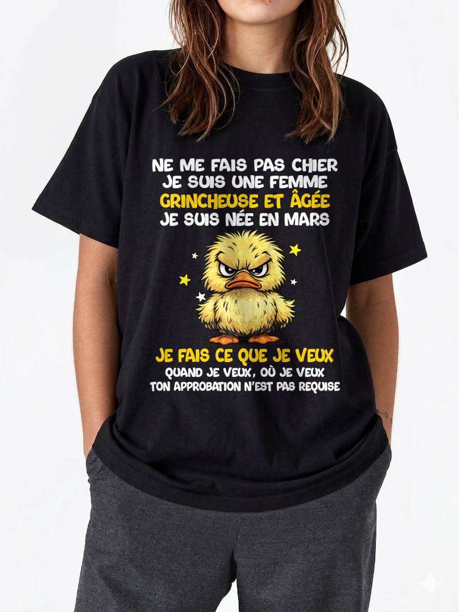 JE SUIS UNE FILLE DE MARS - POUR FEMME - TLEE03 (SKU2604-119-03)