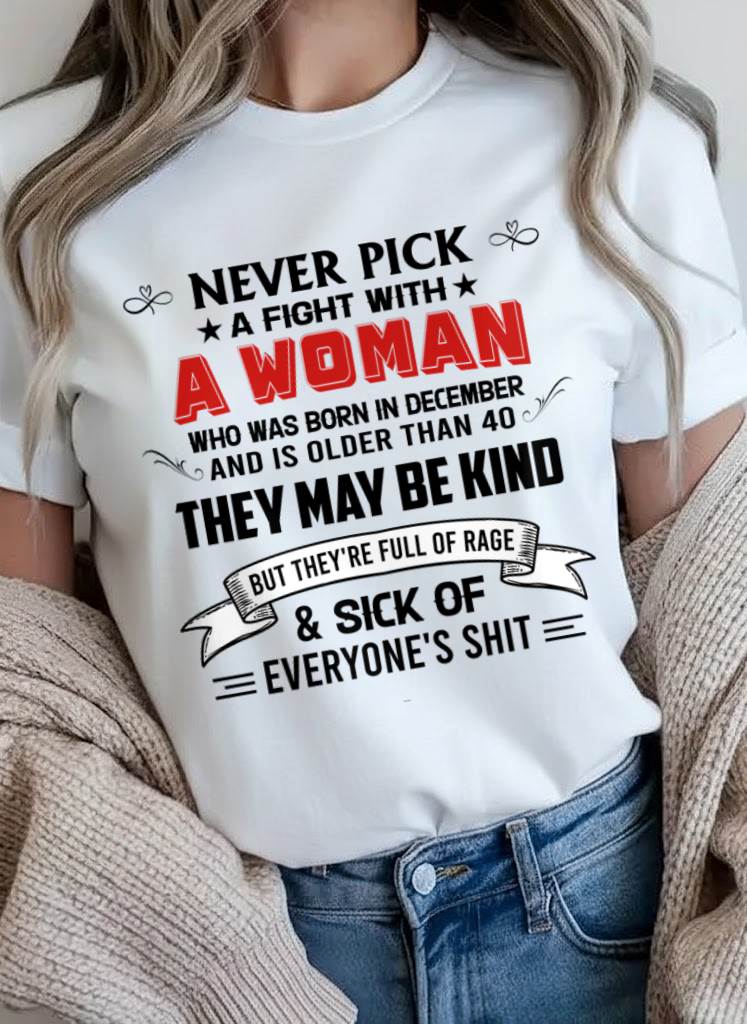DECEMBER - I LOOK CALM, BUT I’M DONE EXPLAINING MYSELF - FOR WOMEN - TLEE12 (SKU26T-01304-12)