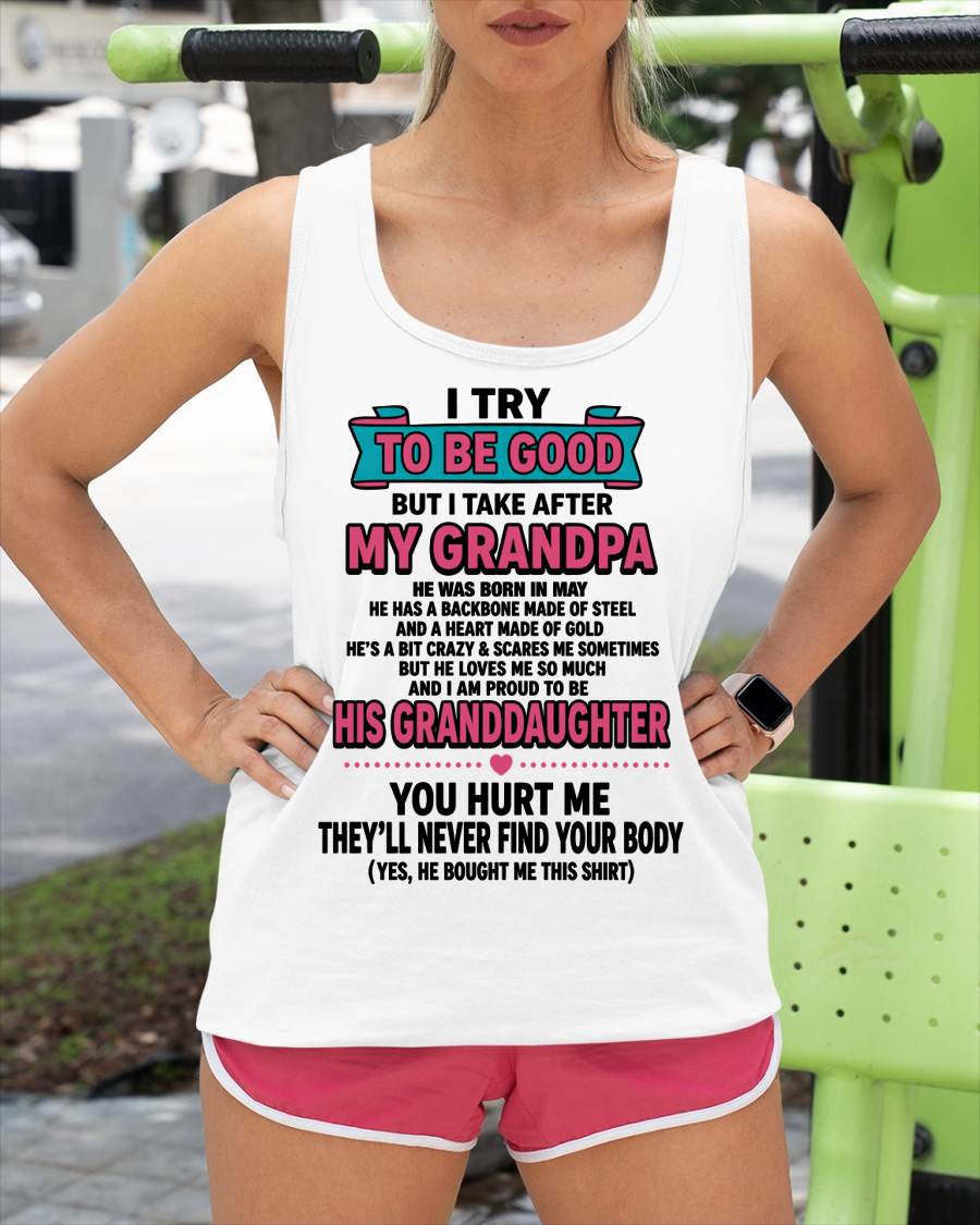 MAY - I TRY TO BE GOOD BUT I TAKE AFTER MY GRANDPA - FROM GRANDPA - TLEE05 (SKU2606-212-05)