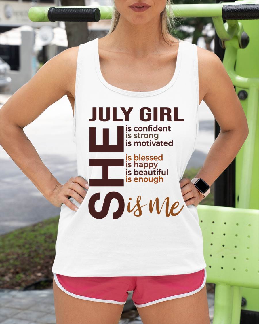 JULY BORN GIRL – CONFIDENT & STRONG - FOR WOMEN - TLEE07 (SKU2605-04-07)