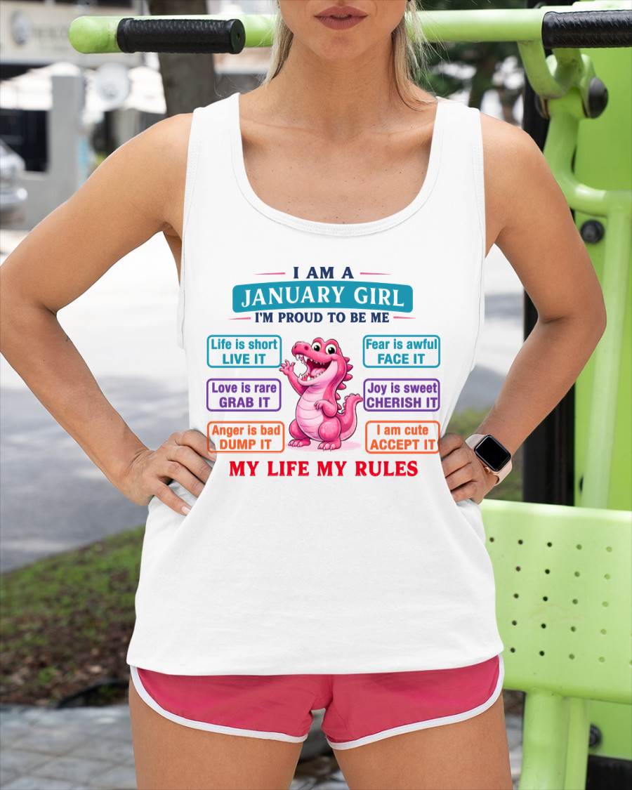 JANUARY GIRL – MY LIFE MY RULES - FOR WOMEN - TLEE01 (SKU2604-245-01)
