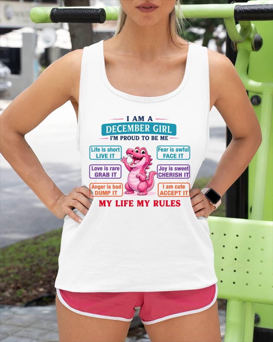 DECEMBER GIRL – MY LIFE MY RULES - FOR WOMEN - TLEE12 (SKU2604-245-12)