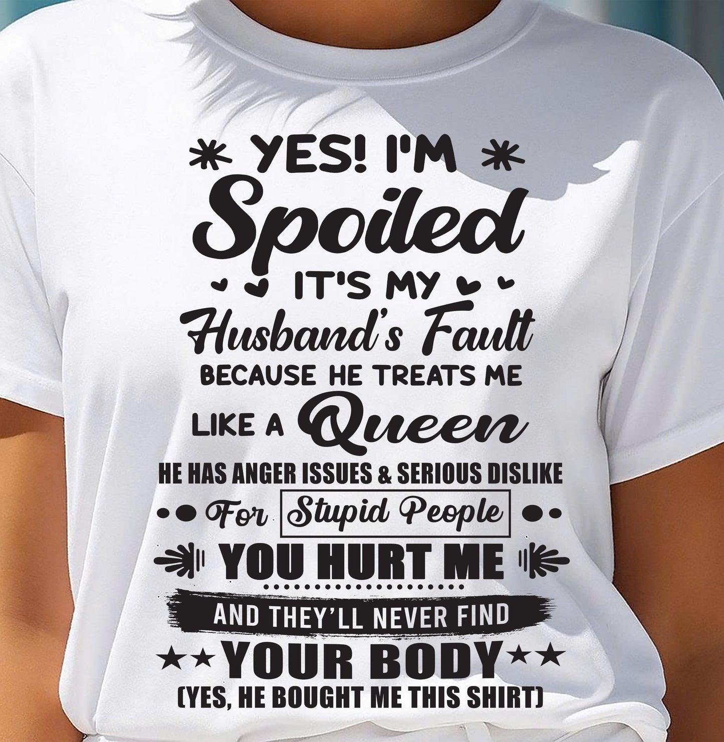 SPOILED WIFE - GIFT FROM HUSBAND - TLEE01 (SKU26T-01107-01)