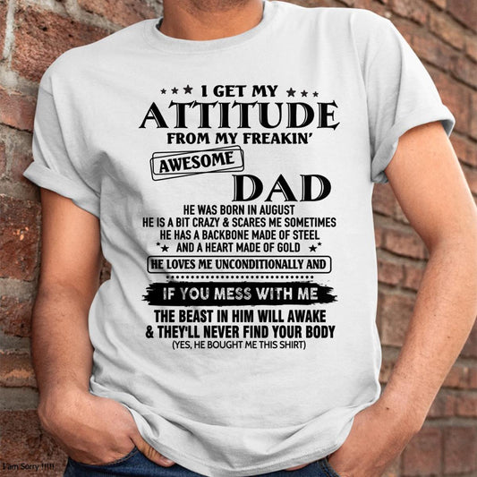 August - Gift For Son and Daughter From Dad - TLEE08 - (SKU-TDADC-08)