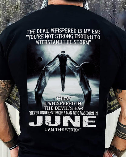 JUNE - THE DEVIL WHISPERED IN MY EAR - T-SHIRT FOR MAN - TLEE06 (SKU08-35-06)