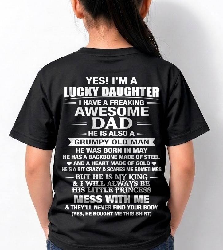 MAY - BEHIND EVERY STRONG GIRL IS AN AWESOME DAD - FROM DAD - TLEE05 (SKU2605-405-05)