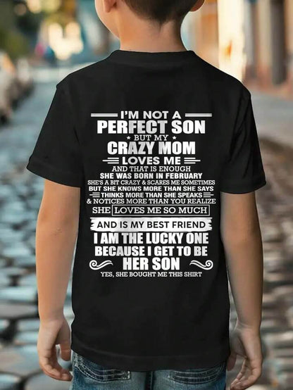 FEBRUARY MOM - SHE MAY BE CRAZY BUT SHE LOVES ME UNCONDITIONALLY - FROM MOM - TLEE02 (SKU2604-84-02)