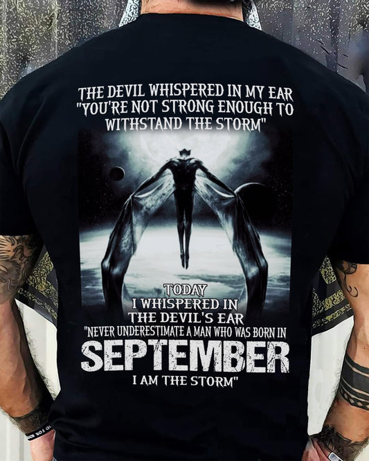 SEPTEMBER - THE DEVIL WHISPERED IN MY EAR - T-SHIRT FOR MAN - TLEE09 (SKU08-35-09)