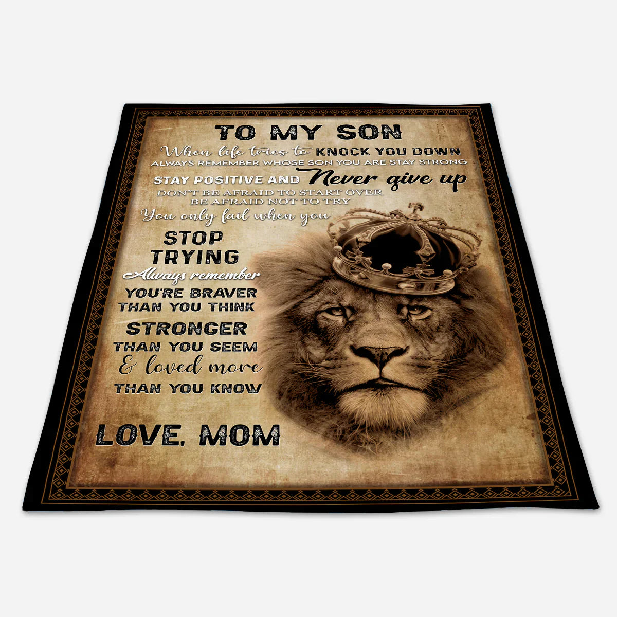 Special Gift For Your Son Blanket - From Mom