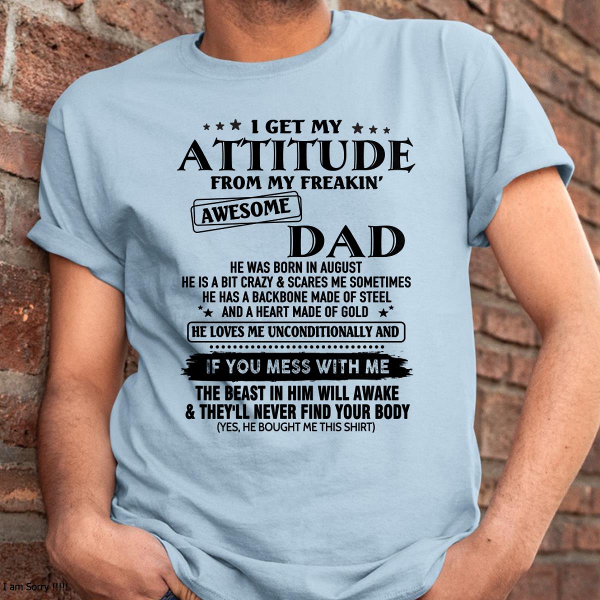 August - Gift For Son and Daughter From Dad - TLEE08 - (SKU-TDADC-08)