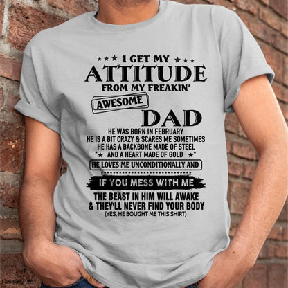 February - Gift For Son and Daughter From Dad - TLEE02 - (SKU-TDADC-02)