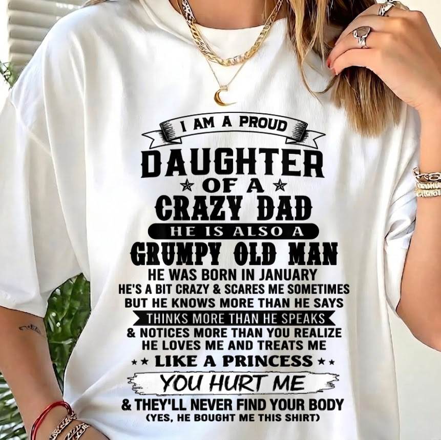 JANUARY - PROUD DAUGHTER OF DAD - FROM DAD - TLEE01 (SKU2606-209-01)