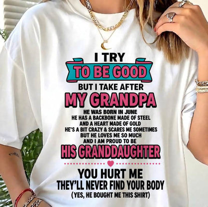 JUNE - I TRY TO BE GOOD BUT I TAKE AFTER MY GRANDPA - FROM GRANDPA - TLEE06 (SKU2606-212-06)