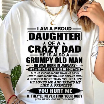 JANUARY DAD - GRUMPY OLD MAN, LOVING FATHER - FROM DAD - TLEE01 (SKU2606-302-01)