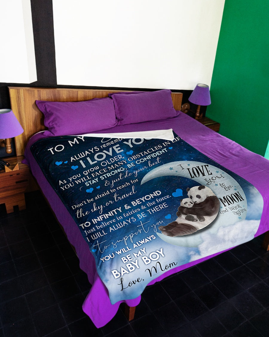 Special Gift For Your Son Blanket - From Mom (SKU26B-0171)