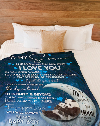 Special Gift For Your Son Blanket - From Mom (SKU26B-0171)