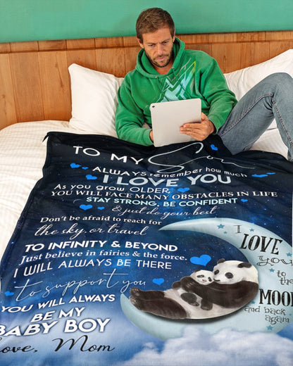 Special Gift For Your Son Blanket - From Mom (SKU26B-0171)