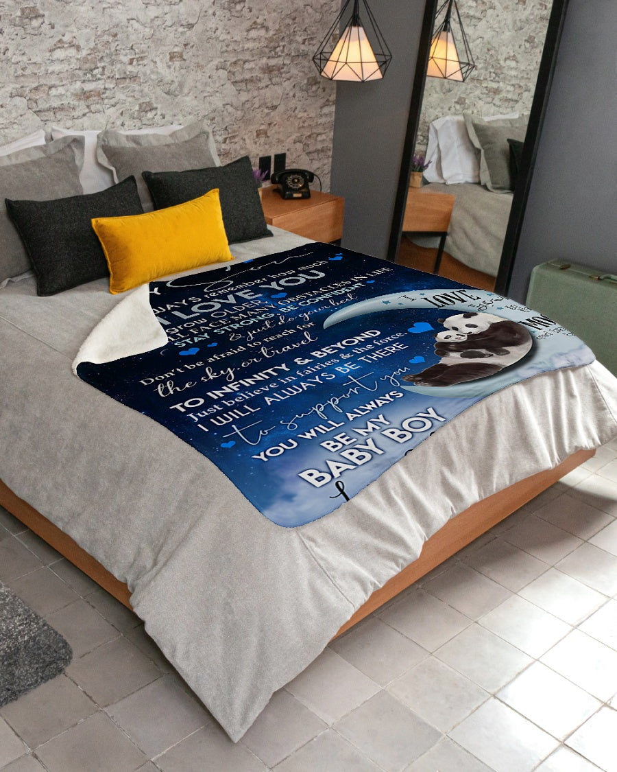 Special Gift For Your Son Blanket - From Mom (SKU26B-0171)