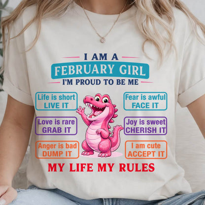 FEBRUARY GIRL – MY LIFE MY RULES - FOR WOMEN - TLEE02 (SKU2604-245-02)