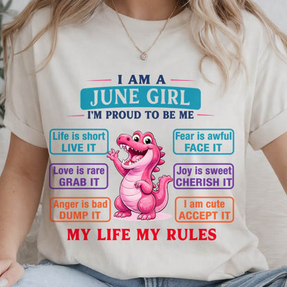 JUNE GIRL – MY LIFE MY RULES - FOR WOMEN - TLEE06 (SKU2604-245-06)