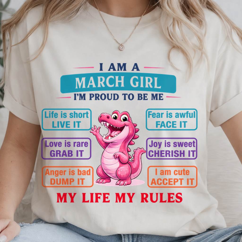 MARCH GIRL – MY LIFE MY RULES - FOR WOMEN - TLEE03 (SKU2604-245-03)