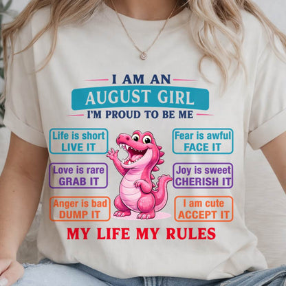 AUGUST GIRL – MY LIFE MY RULES - FOR WOMEN - TLEE08 (SKU2604-245-08)
