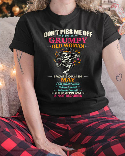 MAY - SASSY INDEPENDENT WOMAN FUNNY QUOTE - FOR WOMEN - TLEE05 (SKU2603-70-05)