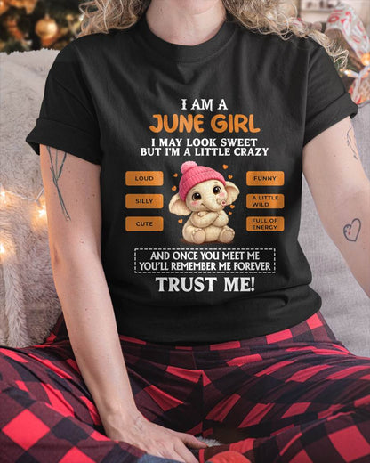 JUNE GIRL - SWEET, LOUD, AND A LITTLE WILD WITH AN UNFORGETTABLE VIBE - FOR WOMEN - TLEE06 (SKU2603-202-06)