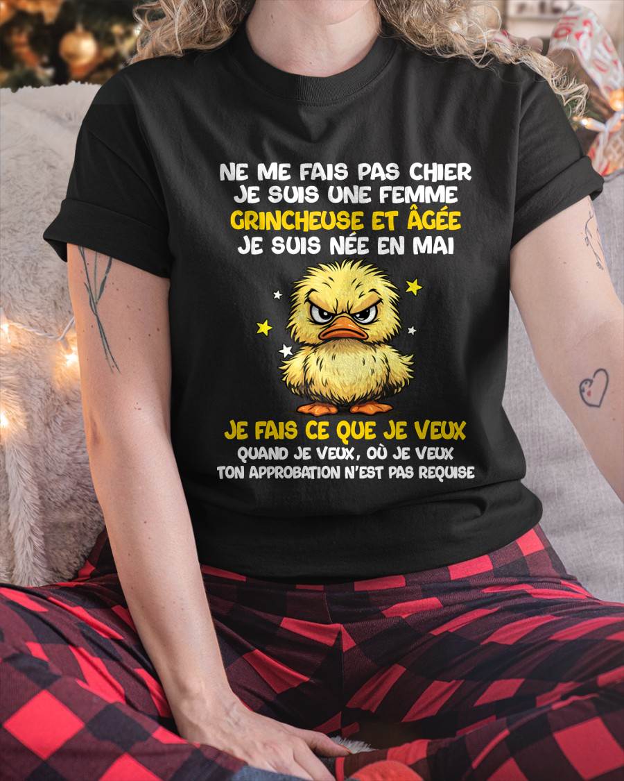 JE SUIS UNE FILLE DE MAI - POUR FEMME - TLEE05 (SKU2604-119-05)