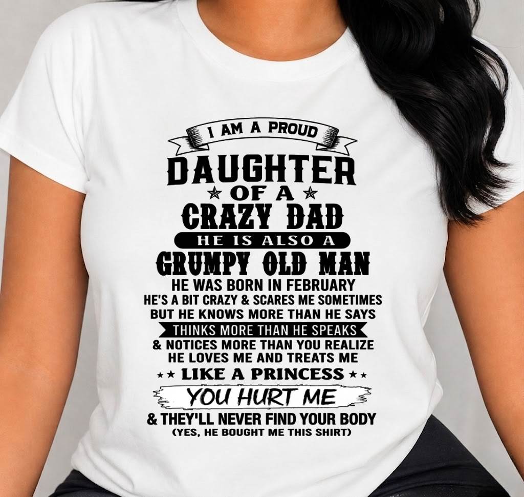 FEBRUARY - PROUD DAUGHTER OF DAD - FROM DAD - TLEE02 (SKU2606-209-02)