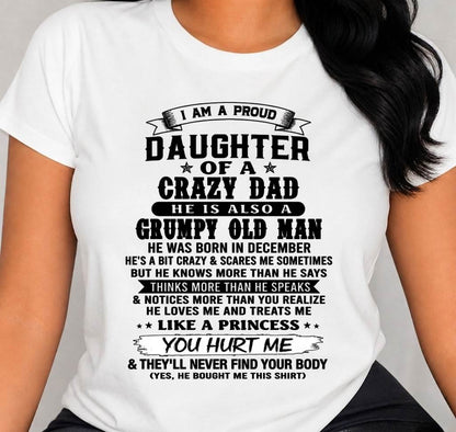 DECEMBER - PROUD DAUGHTER OF DAD - FROM DAD - TLEE12 (SKU2606-209-12)