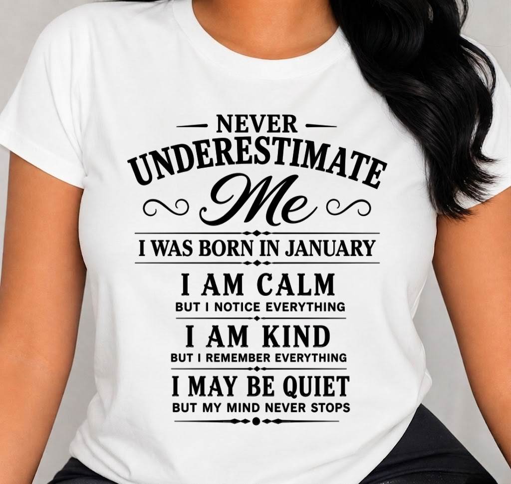 JANUARY GIRL : CALM, KIND, UNFORGETTABLE - FOR WOMEN - TLEE01 (SKU2606-139-01)