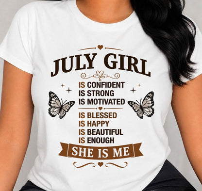 JULY GIRL – FAITH, STRENGTH & BEAUTY - FOR WOMEN - TLEE07 (SKU2605-378-07)