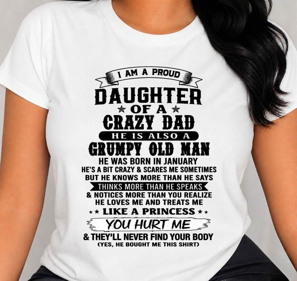 JANUARY - PROUD DAUGHTER OF DAD - FROM DAD - TLEE01 (SKU2606-209-01)
