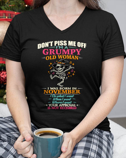 NOVEMBER - SASSY INDEPENDENT WOMAN FUNNY QUOTE - FOR WOMEN - TLEE11 (SKU2603-70-11)