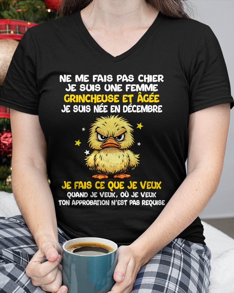 JE SUIS UNE FILLE DE DÉCEMBRE - POUR FEMME - TLEE12 (SKU2604-119-12)