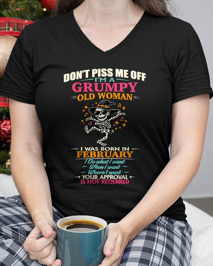 FEBRUARY  - SASSY INDEPENDENT WOMAN FUNNY QUOTE - FOR WOMEN - TLEE02 (SKU2603-70-02)