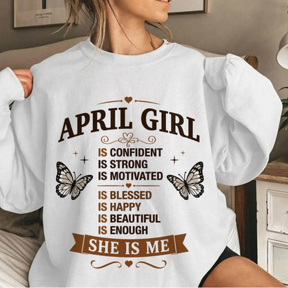 APRIL GIRL – FAITH, STRENGTH & BEAUTY - FOR WOMEN - TLEE04 (SKU2605-378-04)