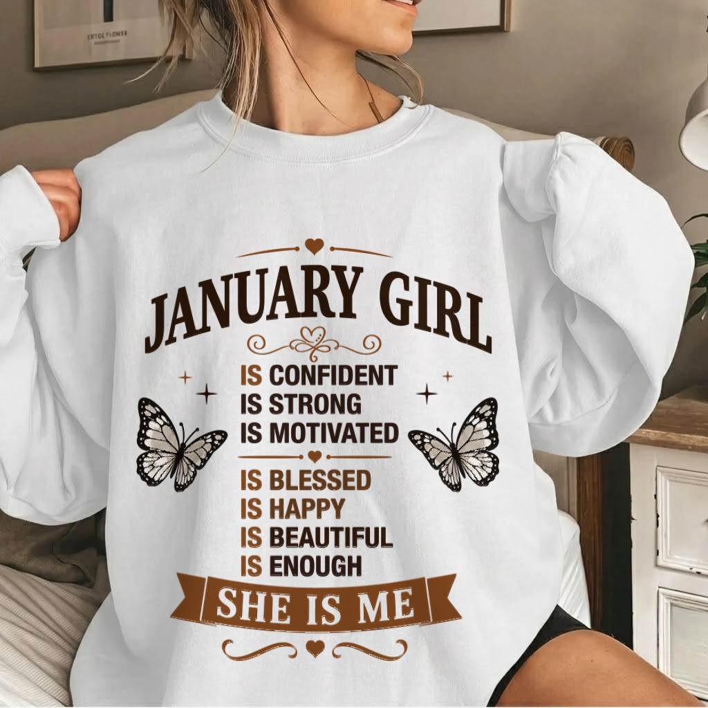 JANUARY GIRL – FAITH, STRENGTH & BEAUTY - FOR WOMEN - TLEE01 (SKU2605-378-01)
