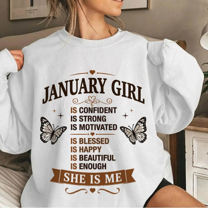 JANUARY GIRL – FAITH, STRENGTH & BEAUTY - FOR WOMEN - TLEE01 (SKU2605-378-01)