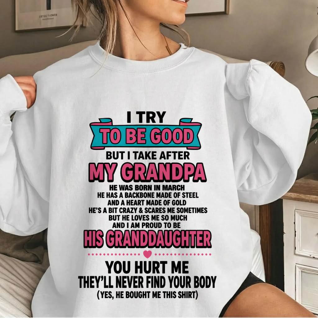 MARCH - I TRY TO BE GOOD BUT I TAKE AFTER MY GRANDPA - FROM GRANDPA - TLEE03 (SKU2606-212-03)