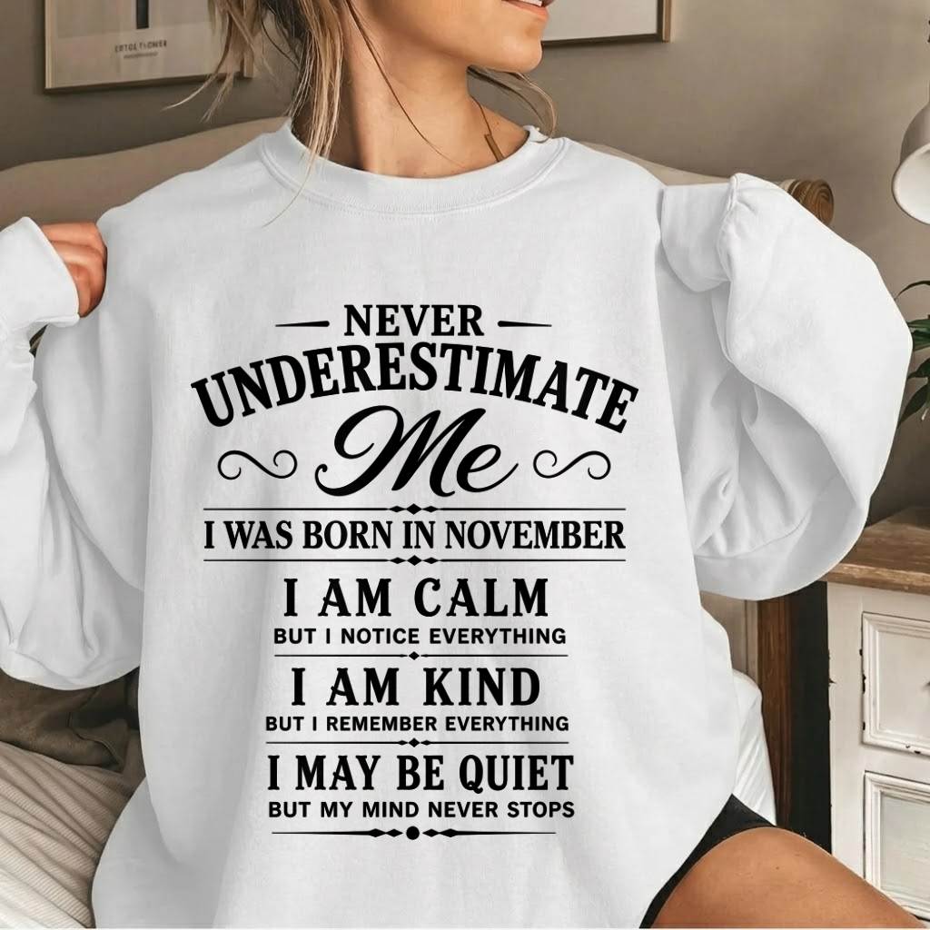 NOVEMBER GIRL : CALM, KIND, UNFORGETTABLE - FOR WOMEN - TLEE11 (SKU2606-139-11)