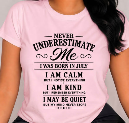JULY GIRL : CALM, KIND, UNFORGETTABLE - FOR WOMEN - TLEE07 (SKU2606-139-07)